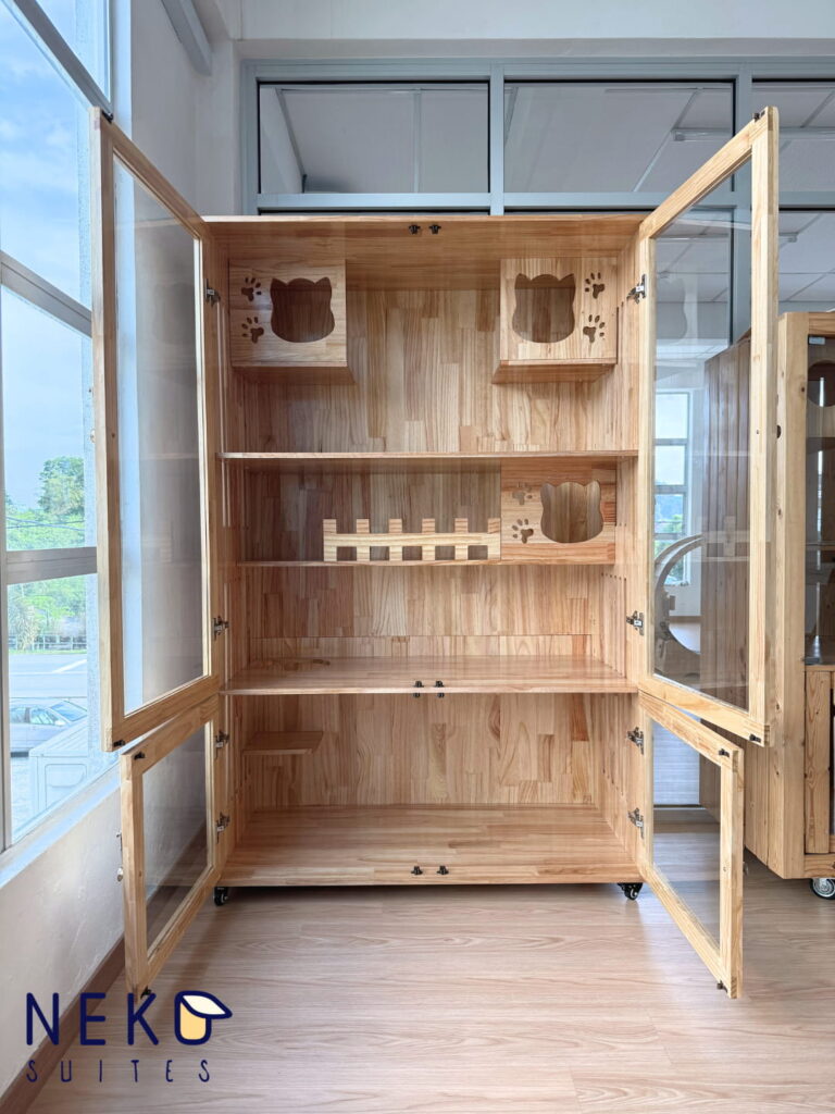 Front View Of The Jumbo Suite (Open) At Neko Suites Cat Hotel